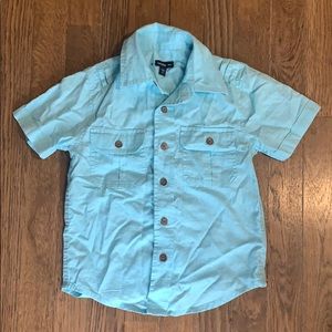 Baby Gap button down size 4T robins egg blue